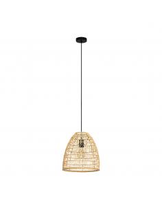 Natural wood pendant lamp - EGLO Ayesgarth