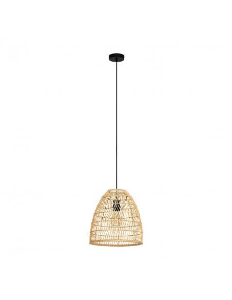 Natural wood pendant lamp - EGLO Ayesgarth