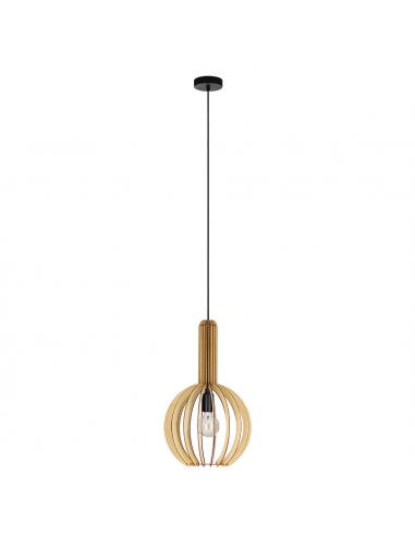Maple wood pendant lamp - EGLO Velasco