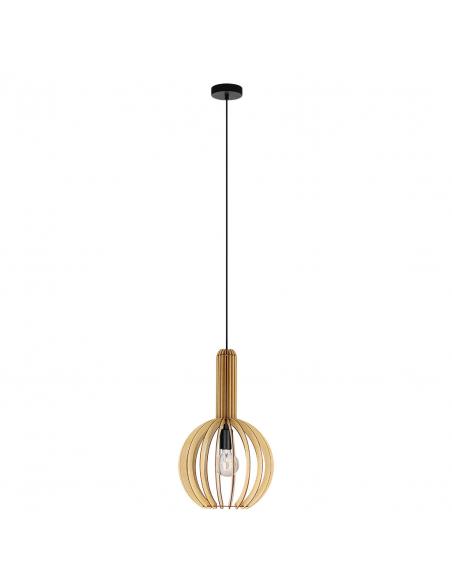 Maple wood pendant lamp - EGLO Velasco