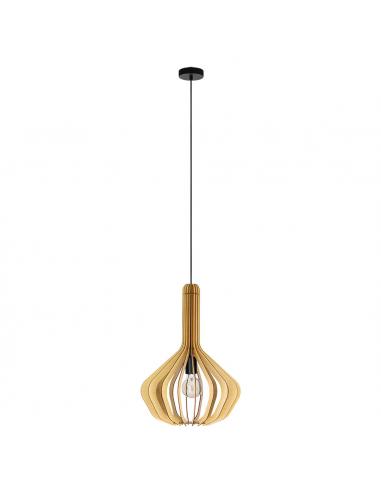 Maple wood pendant lamp - EGLO Velasco