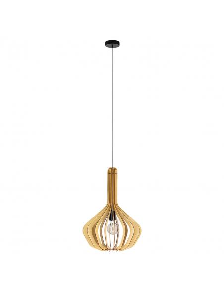 Maple wood pendant lamp - EGLO Velasco