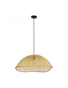 Natural wood pendant lamp - EGLO Sambucona