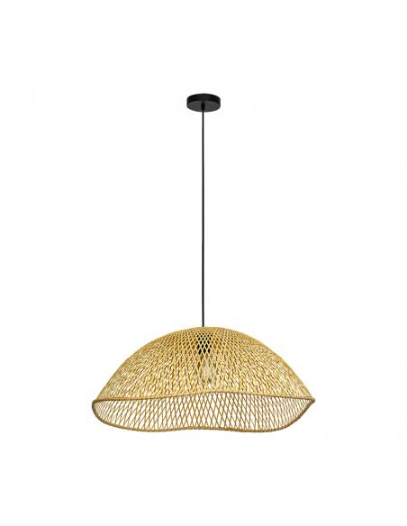 Natural wood pendant lamp - EGLO Sambucona