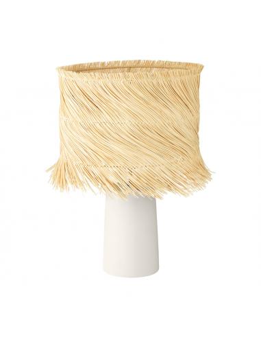 Brown rattan table lamp - EGLO Paisano