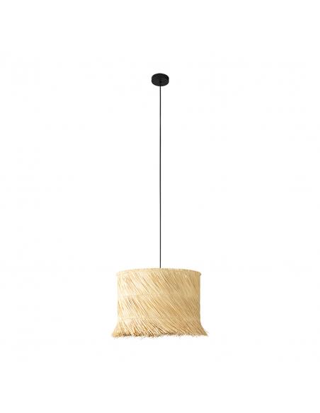 Brown rattan pendant lamp - EGLO Paisano
