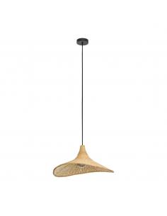 Natural wood pendant lamp -...
