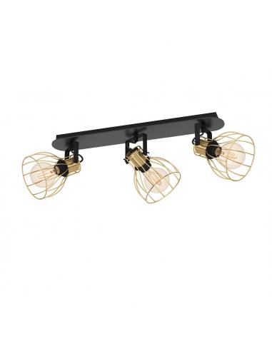 3 light spotlight golden steel - EGLO...