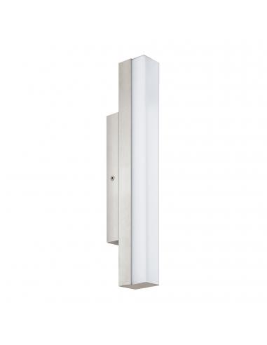 EGLO 94616 - TORRETTA Mirror Light for Bathroom in Matte Nickel Steel and Acrylic