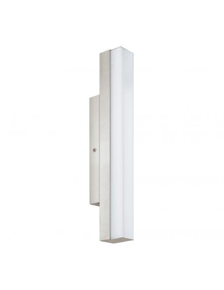 EGLO 94616 - TORRETTA Mirror Light for Bathroom in Matte Nickel Steel and Acrylic
