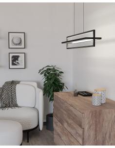 Black LED pendant lamp -... 2