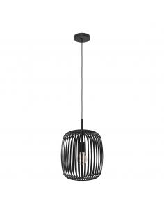 Black steel pendant lamp -...