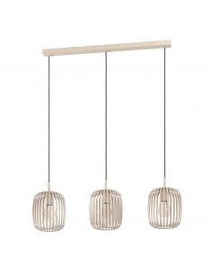 3-light pendant lamp beige...