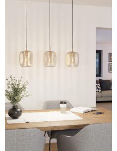 3-light pendant lamp beige... 2