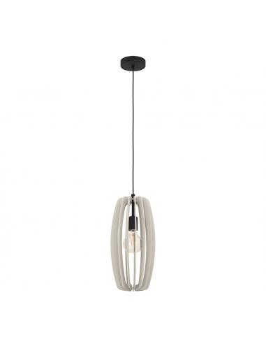 Gray wooden pendant lamp - EGLO...