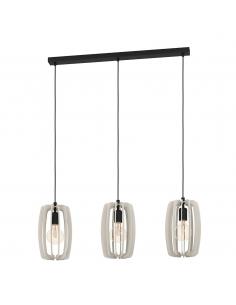 3-light pendant lamp gray...