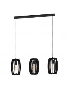 3-light hanging lamp black...