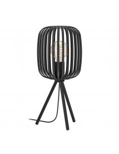 Black steel table lamp -...