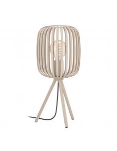 Beige steel table lamp -...