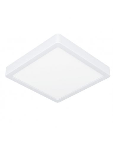 Square white LED ceiling light 21 cm...