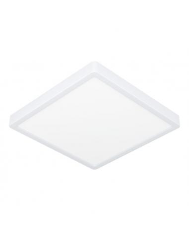 Plafón LED cuadrado blanco 29 cm -...