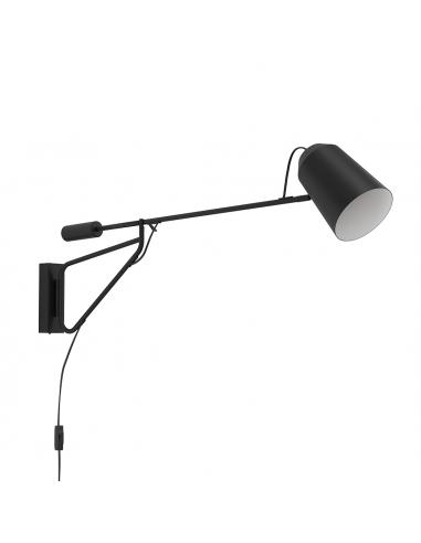 Black steel wall light - EGLO Loreto1