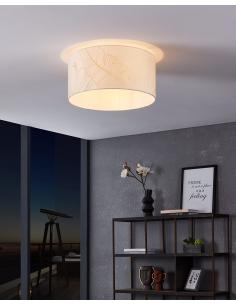 White ceiling lamp with... 2