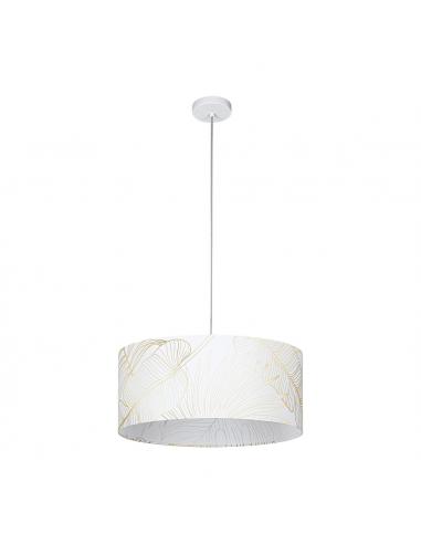 White hanging lamp with gold - EGLO...