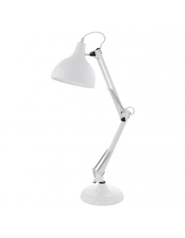 EGLO 94699 - BORGILLIO Office Lamp in White Steel