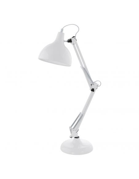 EGLO 94699 - BORGILLIO Office Lamp in White Steel