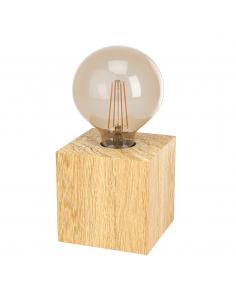 Lámpara de mesa madera marrón - Eglo Prestwick3