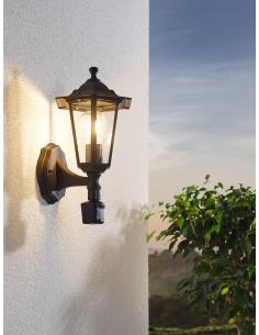 EGLO 22469 - LATERNA 4 Outdoor wall light with motion sensor in black cast aluminum and glass 2