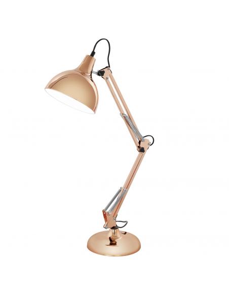 EGLO 94704 - BORGILLIO Office Lamp in Copper Steel