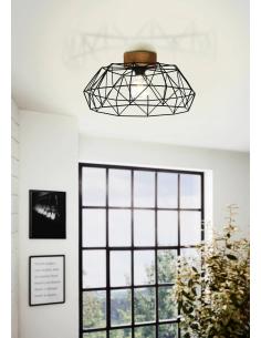 EGLO 44088 - PADSTOW Ceiling lamp in Steel, wood 2