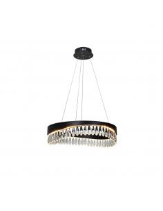 Ø60 Black-Crystal Lamp -...