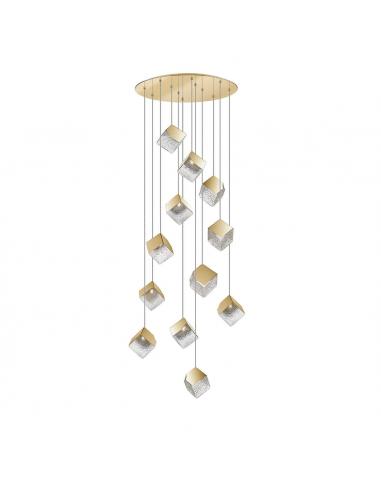 Lámpara 12 luces Oro - Schuller Priscila