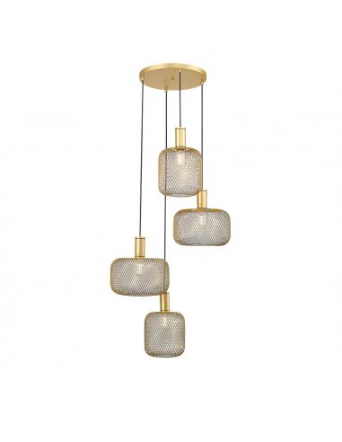 4 Light Gold Lamp - SCHULLER Osiris