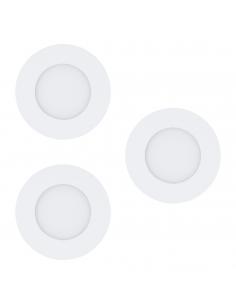 EGLO 94732 - FUEVA 1 LED Recessed Lamp in White Metal Cast Iron and Acrylic