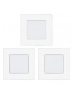 EGLO 94733 - FUEVA 1 Lámpara Empotrable LED en Fundición de metal blanco y Acrílico