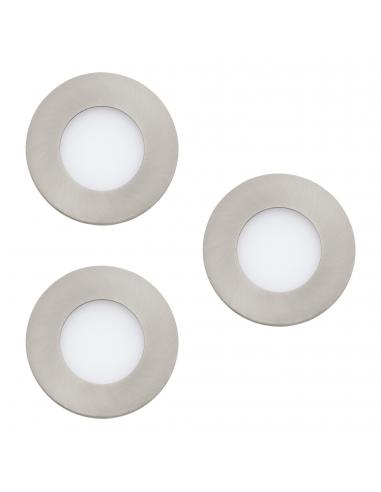 EGLO 94734 - FUEVA 1 LED Recessed Lamp in Nickel-matt Cast Metal and Acrylic