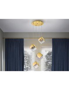 4 Light Gold Lamp -... 2