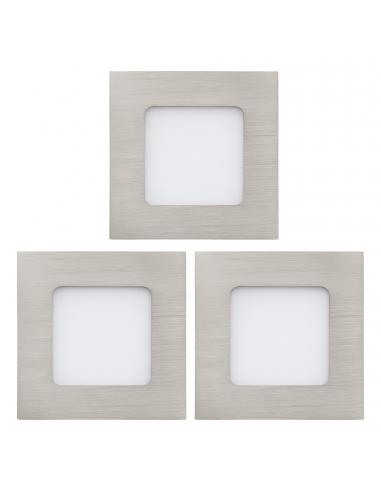 EGLO 94735 - FUEVA 1 LED Recessed Lamp in Nickel-matt Cast Metal and Acrylic