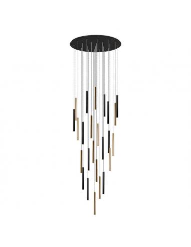 Gold/Black Lamp 25 adjustable lights...