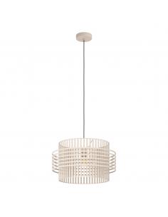 Beige steel pendant lamp - EGLO Oltamar