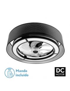 Fan Dc 58w Anastasia Black/silver 8 Blades 60d 5900lm 6 Speeds. 3 Colors Remote, Memory, Timer