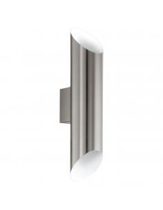 EGLO 94803 - AGOLADA Outdoor LED wall light in stainless steel, white