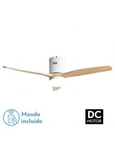 Fan 18w Dc Aguilon White 3 blades Beech 5 Vel Ocidades C/remote Timer 34x132d