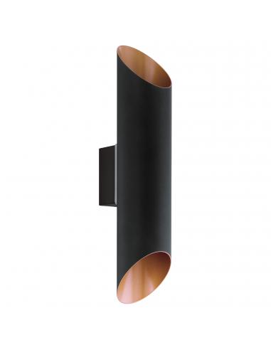 EGLO 94804 - AGOLADA Aplique de exterior LED en Acero galvanizado negro, cobre