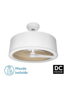 Fan Dc Tatiana 110w White/mad. Clara 3 Blades 62d 3000-4000-6000k 9350lm Remote, memory, timer