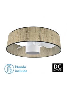 Fan Dc 24w Natasha Cañizo/white 70d 3 Blades 6speed. 2390lm 3 Colors Remote, memory, timer